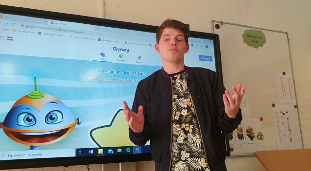 Instructievideo inloggen op Gynzy Kids 