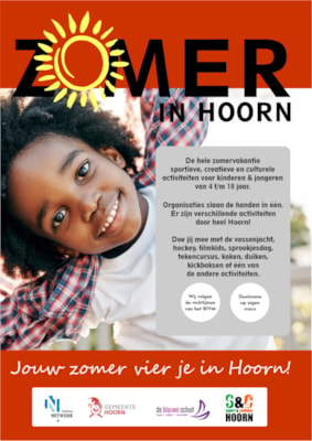 Zomer in Hoorn - Flyer 2020 Voorkant JPG