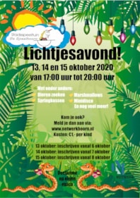 Lichtjesavond Stadsspeeltuin herfst 2020